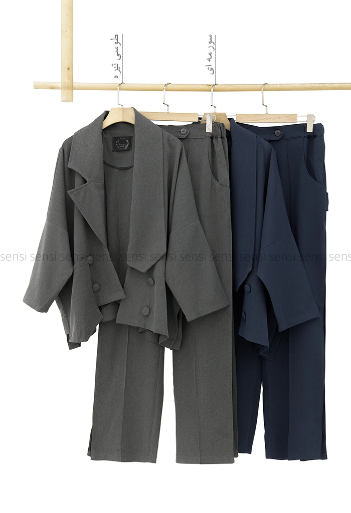 ست کت شلوار پشت چاک کد1005376